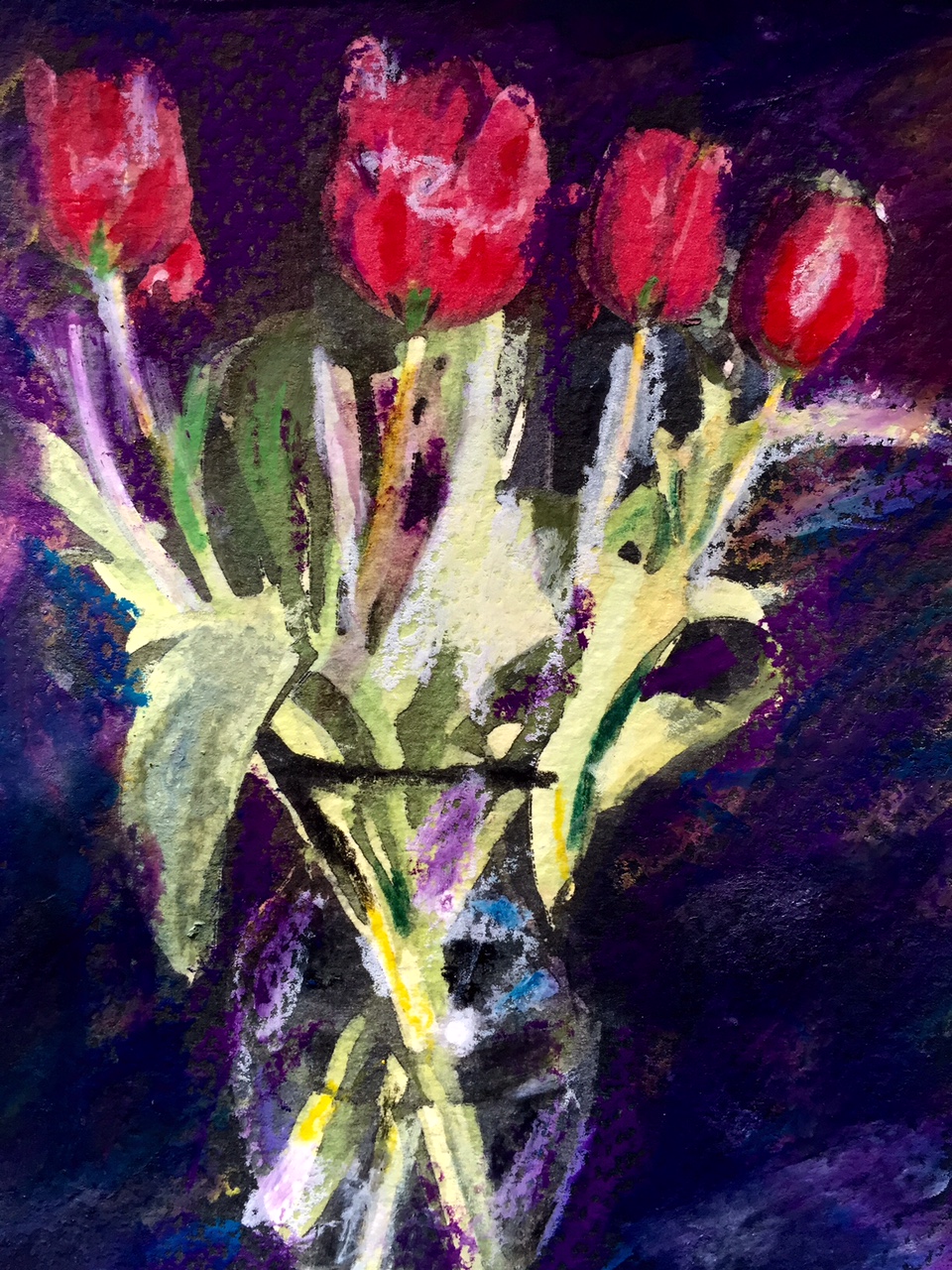 tulips painting