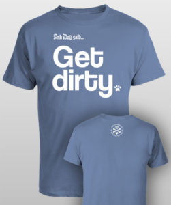 And Dog Said Get Dirty - men steel blue