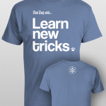 And Dog Said Learn New Tricks - men steel blue