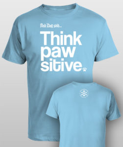 And Dog Said Think Pawsitive - men ocean