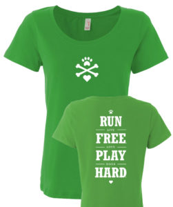 cross my heart - women scoopneck green apple