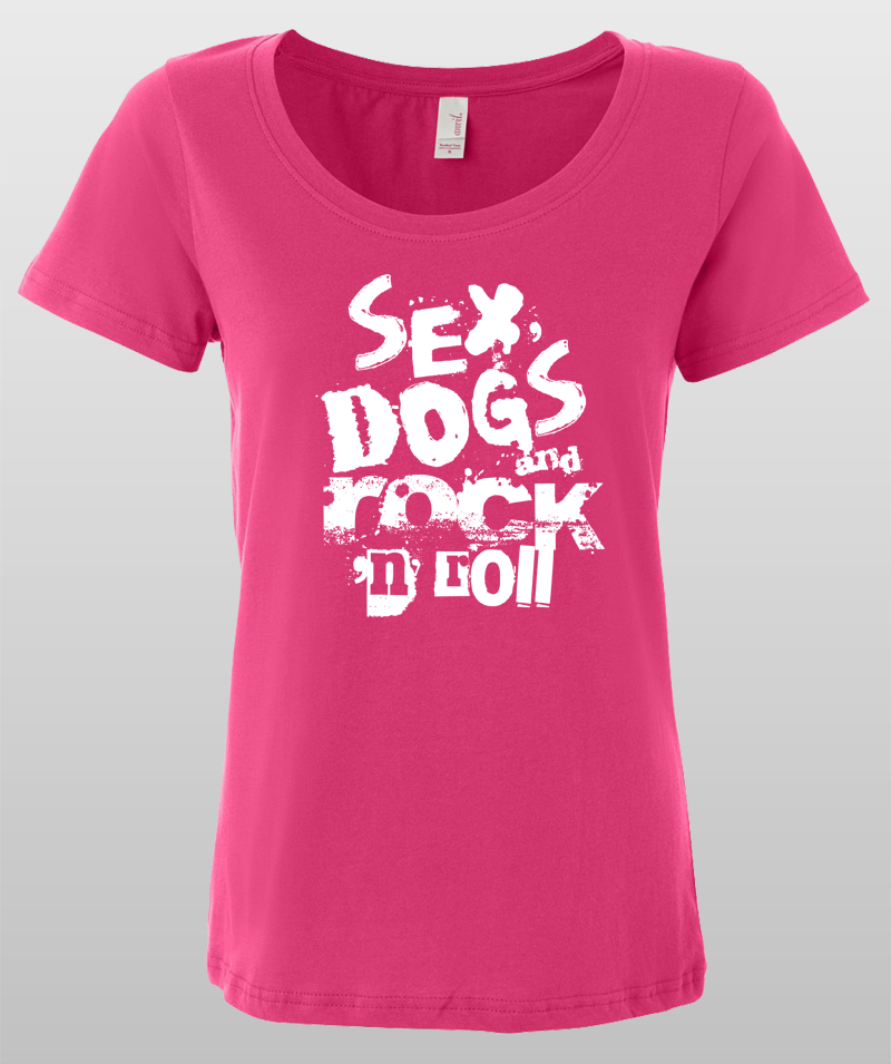 Sex Dogs and Rock 'n' Roll - Pillow - Live Love Dogs®