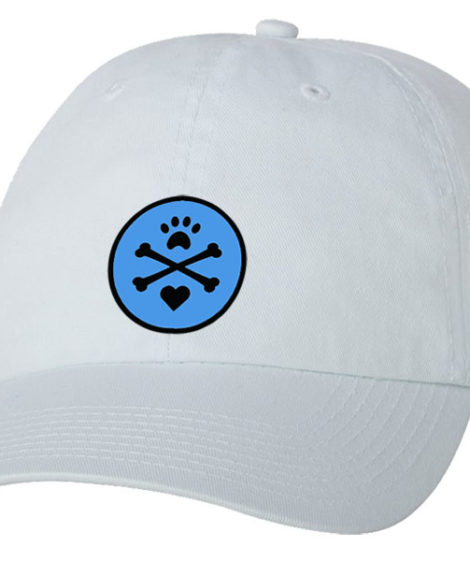 LIVE LOVE DOGS logo cap - white